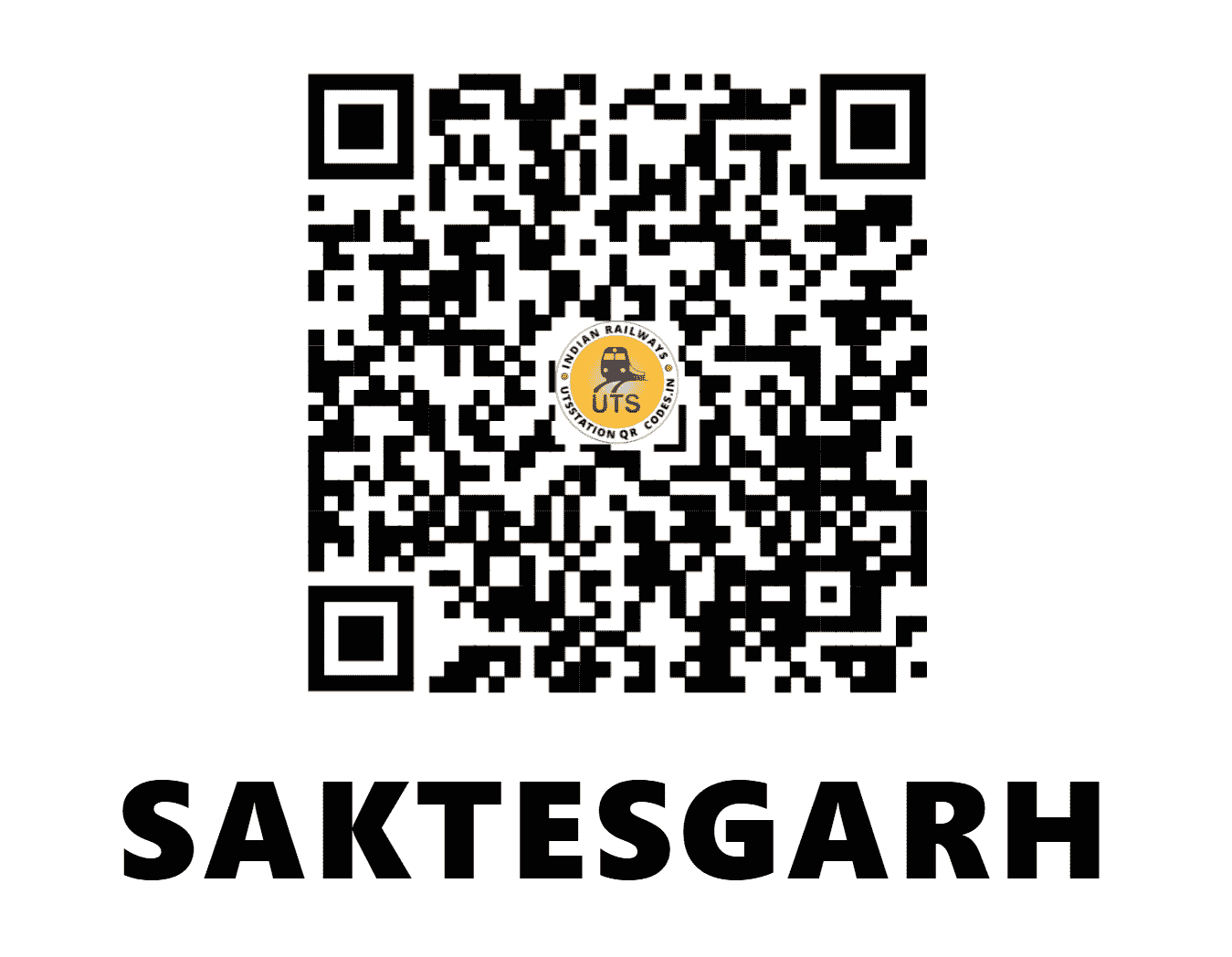 UTS QR Code for SAKTESGARH - SKGH - NC (UTTAR PRADESH)